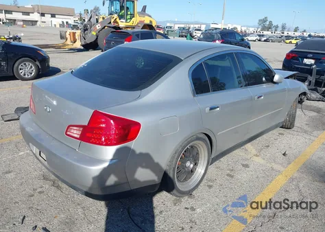 2003 Infiniti G35 Luxury Leather from USA, damaged, VIN JNKCV51E73M302564